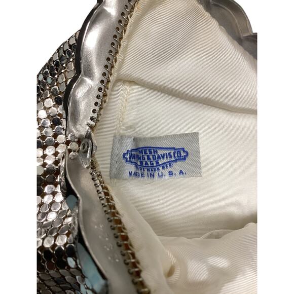 Gorgeous VTG Whiting & Davis Silver Mesh Bags Set - Purse And Coin Purse - Picture 6 of 10